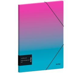 Папки пластиковые на резинке, на кнопке
