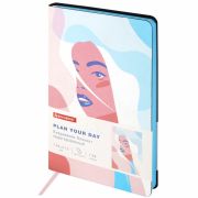 Ежедневник недатированный А5 (138х213 мм), BRAUBERG VISTA, под кожу, гибкий, 136 л., «Enigma», 111989