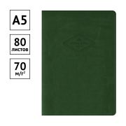 Телефонная книга А5, 80л., кожзам, OfficeSpace «Winner» зеленый, с вырубкой