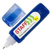 Ручка-корректор STAFF «College», 6 мл, металлический наконечник, плоский корпус, 227569