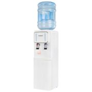 Кулер для воды SONNEN FSE-02Wc, напольный, НАГРЕВ/ОХЛАЖДЕНИЕ ЭЛЕКТРОННОЕ, шкаф, 2 крана, белый, 456167