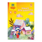 Папка для акварели, 10л., А4 Мульти-Пульти «Енот в Волшебном мире», 200г/м2