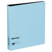 Папка на 4 кольцах Berlingo «Instinct» А4, 35мм, 700мкм, D-кольца, с внутр. карманом, аквамарин