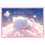 Папка для тетрадей 1 отделение, А4, ArtSpace «Sleepy», ламинированный картон, фольга, на молнии