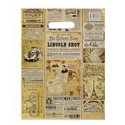 Пакет прорубная ручка ПВД 30х40 35 мкм 50 шт/уп газета