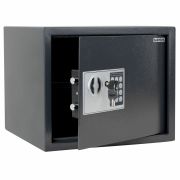 Сейф мебельный DASWERK (ДАСВЕРК) SC-300EL (300х380х300 мм), электронный замок, графит, 291346