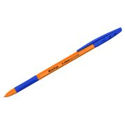 Ручка шариковая синяя 0,7 мм Berlingo «Tribase grip orange» грип