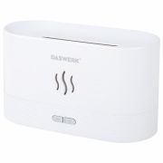 Увлажнитель воздуха «Камин», эффект пламени, 180 мл, Аромамасло в ПОДАРОК, белый, DASWERK (ДАСВЕРК), 456846