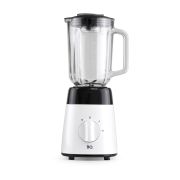 Блендер стационарный BQ (БИ-КЬЮ) SB1008, 1000 Вт, 2 скорости, чаша 1,5 л, пластик, черный/белый, 86192480