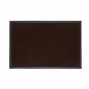 Коврик придверный 90х150 см, КОРИЧНЕВЫЙ, влаго-грязезащитный, 300 г/м2, рубчик, PRIMILA (ПРИМИЛА) STANDARD, 701017