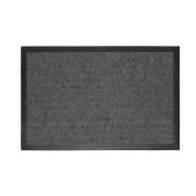 Коврик придверный 90х150 см, СЕРЫЙ, влаго-грязезащитный, 300 г/м2, мелкий рубчик, PRIMILA (ПРИМИЛА) STANDARD, 701021