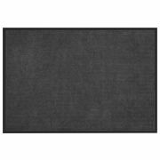 Коврик придверный 80х120 см, СЕРЫЙ, влаго-грязезащитный, 430 г/м2, ребристый, ЛЮБАША СТАНДАРТ, 701037