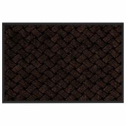 Коврик придверный 60х90 см, КОРИЧНЕВЫЙ, влаго-грязезащитный, 450 г/м2, плетение, PRIMILA (ПРИМИЛА) KRAFT, 701049