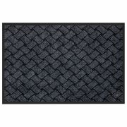 Коврик придверный 60х90 см, СЕРЫЙ, влаго-грязезащитный, 450 г/м2, плетение, PRIMILA (ПРИМИЛА) KRAFT, 701050