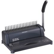 Брошюровщик OfficeSpace BM124 «Perfect bind» для пластиковых пружин, пробивает 12л., сшивает 450л.