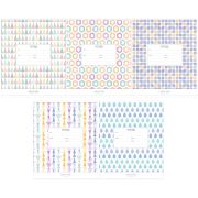 Тетрадь линия А5 12 л. на скобе,  ArtSpace «Светлый узор», ВД-лак