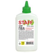Клей ПВА 150 г, с дозатором STAFF EVERYDAY