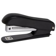 Степлер №10 STAFF «Profit», до 12 листов, с антистеплером, черный