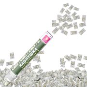 Хлопушка пневматическая 40 см «DOLLARS», бумага, наполнитель «доллары», ЗОЛОТАЯ СКАЗКА, 592463