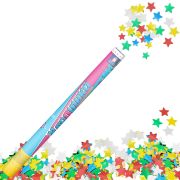 Хлопушка пневматическая 60 см «XXL ЗВЕЗДЫ», фольга, ассорти, ЗОЛОТАЯ СКАЗКА, 592466