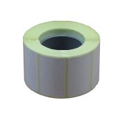 Этикетки для принтера 43*25 без печати в рулоне 730 шт. втулка 41 мм.