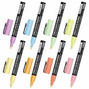 Маркеры меловые CHALK LIQUID MARKER, ПАСТЕЛЬ, НАБОР 8 ЦВЕТОВ, 3 мм, стираемые, BRAUBERG «CHALK», 152598