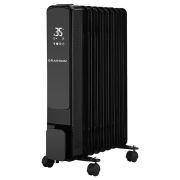 Обогреватель масляный BRASSON (БРАССОН) BOR-9 TOUCH, 9 секций, 2000 Вт, 3 режима, сенсор, пульт ДУ, черный, 457778