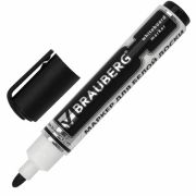 Маркер для доски чёрный 5 мм, BRAUBERG «Neo», стираемый, с клипом