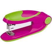 Степлер №24/6, 26/6 Berlingo «Fuze» до 25л., пластиковый корпус, розовый