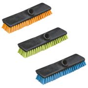 Щетка для уборки шробер (скраббер) ширина 24 см, щетина 2,5 см, пластик, еврорезьба, YORK «Twigi»