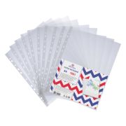 Папка-вкладыш А4 30 мкм Attomex прозр.д/скоросшиват. апельсиновая корка, прозрач., 100шт/уп