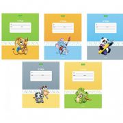 Тетрадь линия А5 12л «ECO» «ЗООСАД», Класс «С» Хатбер