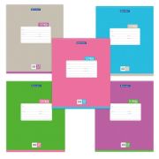 Тетрадь косая линия А5 12л., BRAUBERG, обложка картон, ТОЧКИ