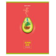 Тетрадь предметная А5 48 л. Химия BRAUBERG «AVOCADO», глянцевый лак, клетка