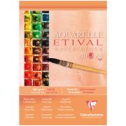 Альбом для акварели, 10л., А5, на склейке Clairefontaine «Etival», 300г/м2, холодное прессование