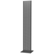 Стойка напольная для рекламных материалов OfficeSpace «Стелла», 162*33*33см, без лотков, хром