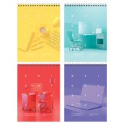 Блокнот А5 60 л BG «Office book», 5-ти цветный блок, тв.переплет, мат. лам, 3D фол