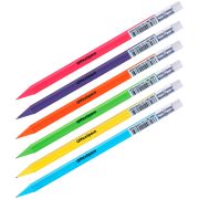 Карандаш механический 0,7мм OfficeSpace, с ластиком, ассорти