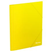 Папка на резинке Berlingo «Soft Touch» А4, 600мкм, желтая