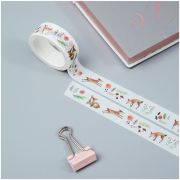 Клейкая лента декоративная MESHU «Cute deer», 1,5 см*3м