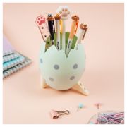 Подставка-стакан MESHU «Dino's egg», пластиковая, мятная